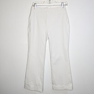 Spanx White On The Go Cropped Kick Flare Pant